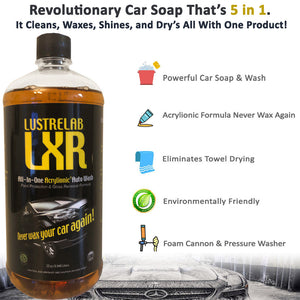 LustreLab LXR High Retention Car Washing Sponges - 4-pack
